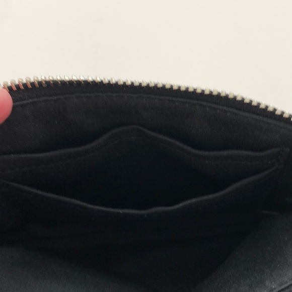 Coach Wristlet Dark Brown Signature Gold Front - Picture 6 of 10